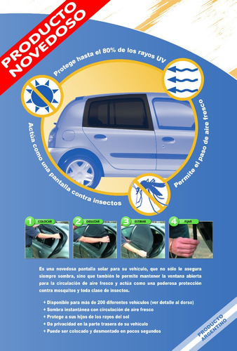 Fundas Contra El Sol - Parasol Auto Sin Sol / Mosquitos