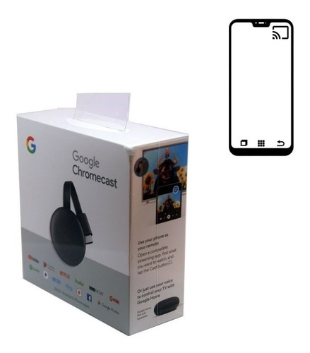 Google Chromecast 3ª Geração Full Hd 