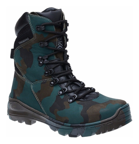 Coturno Bota Camuflada Militar Adventure Airsoft Paintball