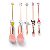 Hello Kitty, Set De 7 Brochas De Maquillaje