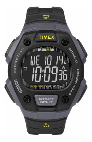 Timex Ironman Tw5m187009j Negro Resina Digital Classic 30