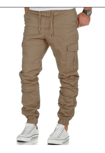 Pantalón Jogger Cargo Jeans Para Hombre Casual