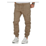 Pantalón Jogger Cargo Jeans Para Hombre Casual