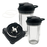 Cuchilla Y Vasos Compatibles Con Ninja Bl660/bl770.