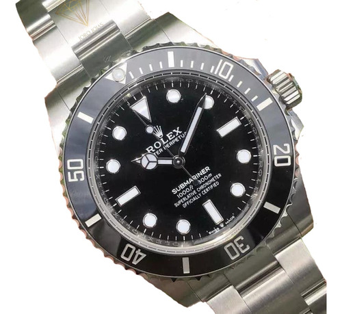 Rolex Submariner No Date Preto Automático Com Caixa E Doc