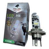 Lampada Farol Led H4 Modelo Strobo Moto 6500k Super Branca