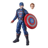 Figura Marvel Legends Capitán América,john F. Walker Hasbro 