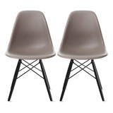 Juego De Dos (2) Silla Lateral Modelo Eames Y Silla De Comed