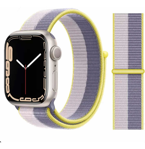 Pulseira Nylon Para Apple Watch Iwo 42mm 44m 45mm 49mm Ultra