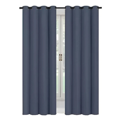 Jenin BlackOut Con Argolla de 2.15m x 2.75m liso color azul acero - unidad por 1 | Envío gratis