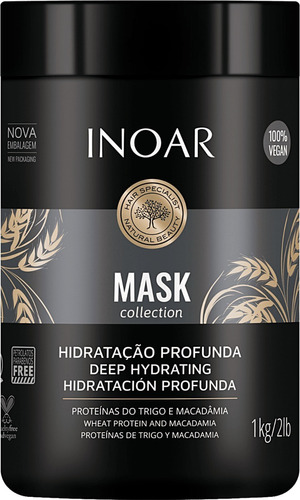 Inoar Mask Profissional Hidratação - Máscara Tratamento 1kg