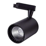 Spot Para Trilho Eletrificado Preto Led 10w Luz Quente Bivol