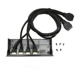 Unidad Óptica, Panel Frontal, Hub Usb3.0, 5 Gbps, 4 Puertos,