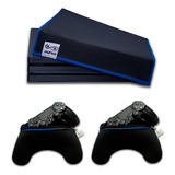 Kit Premium 1 Funda Para Consola Ps4 (playstation 4 / Play4)  + 2 Fundas Para Joystick