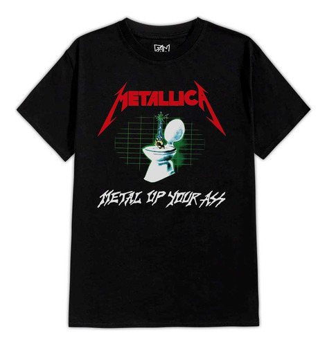 Metallica Rock Metal Varios Diseños Polera Estampada Adulto