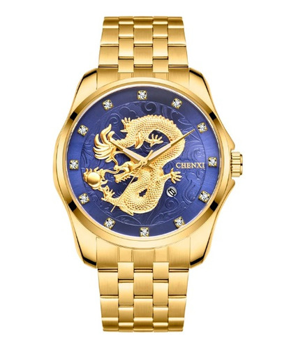 Reloj Dragon Para Hombre Con Calendario Chenxi 
