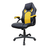 Silla Pc Gamer Momentum Envío Gratis - Desillas Color Negro Con Amarillo