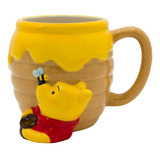 Taza 3d Jumbo Winnie Pooh Tarro D Miel 680ml Cerámica Disney