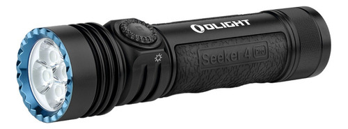 Linterna De Mano Led Olight Seeker 4 Pro, 4600 Lúmenes, 260 M, Color Negro, Luz Led Blanca