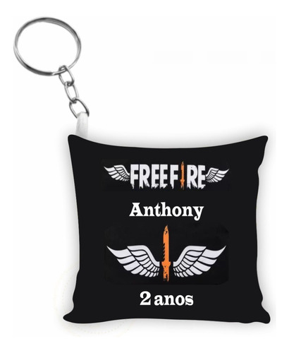 30 Almofadinha Lembrancinha Chaveiro Personalizada Free Fire