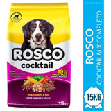 Alimento Perros Rosco Cocktail Mix Balanceado 15kg 