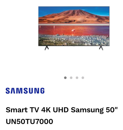 Smart Tv 4k Uhd Samsung 50  Un50tu7000 