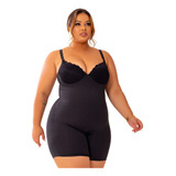 Cinta Modeladora Plus Size C/ Bojo Macaquinho Body 46 Ao 52