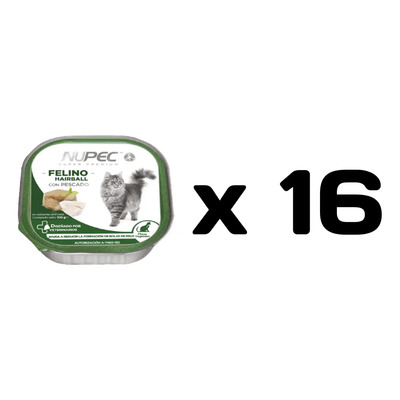 Nupec Felino Hairball Alimento Húmedo Pack De 16 Latas | Envío gratis