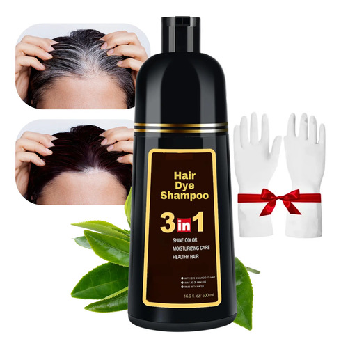 Shampoo Tinte Cubre Canas Natural Cabello Barba Jengibre F | MercadoLibre