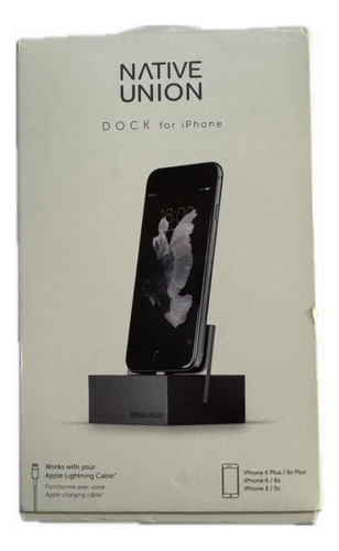 Soporte Base Cargador Dock Station Para iPhone Native Union