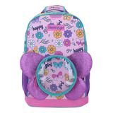 Mochila Grande Chenson Happy Girl Mariposa Morada Hg65125-p