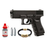 Pistola Glock 19 Gen3 4.5mm Co2 Balines Posta Metal Bb 