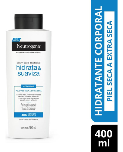 Neutrogena Body Care Intensive Hidrata Y Suaviza 400 Ml