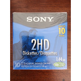 Diskettes Sony Alta Densidad Mf 2hd 1.44 Mb Caja X 10