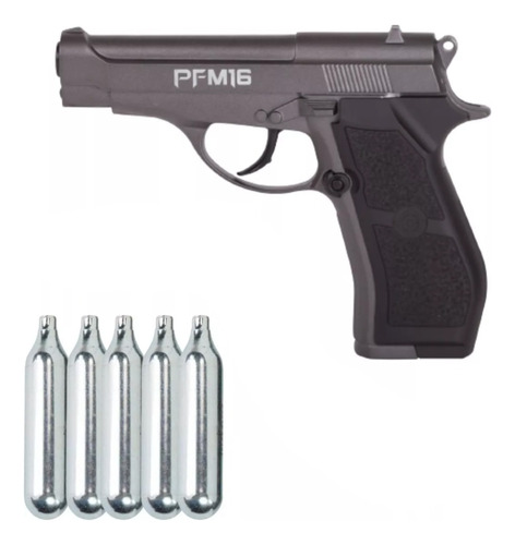 Pistola Co2 Crossman Pfm16 Full Metal Bb's 4.5mm 