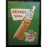 Letrero Antiguo Bebida Naranja Soda