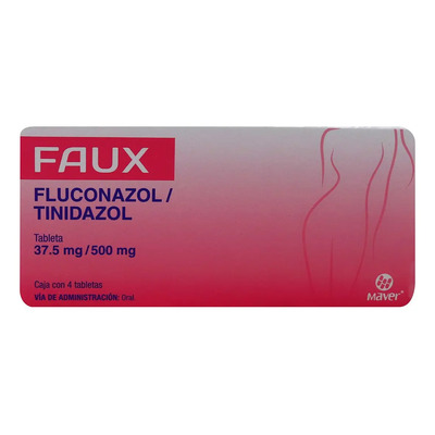 Faux Fluconazol\u002Ftinidazol 37.5mg \u002F500mg Caja Con 4 Tabletas | MercadoLibre