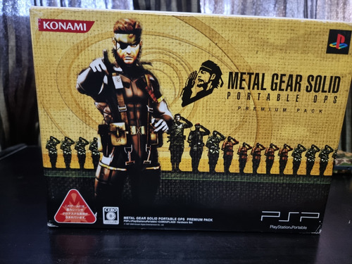 Psp Edición Especial Metalgear Portable Ops