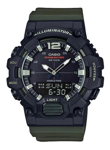 Reloj Casio Hdc-700-3av Sumergible 100m Ag Of Envios