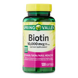 Biotina 10.000 Mcg De 120 Geles