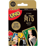 Uno 75 Aniversario Mattel Original Ed Limitada De Colección