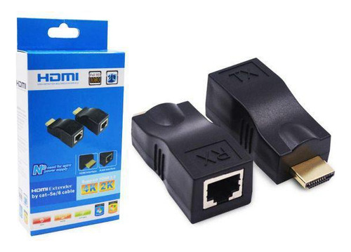 Extensor Hdmi Via Cabo De Rede Rj45 Cat5/cat6 30mts