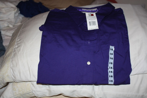 Camisa Tommy Mujer Talle 16 Eeuu