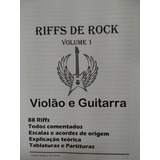Apostila Riffs De Rock Volume 1 - 88 Músicas