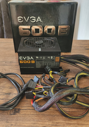 Fuente De Poder Evga 600b De 600w 80plus Bonce 100/240v