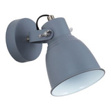 Lampara Aplique Industrial 1 Luz Gris