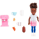 Set De Barbie Toys, Muñeca Chelsea Y Accesorios Para Barista