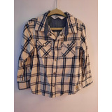 Camisa Cuadrille H&m 2 A 3 Años Niño 