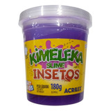 Slime Kimeleka Insetos 180g Roxo Acrilex
