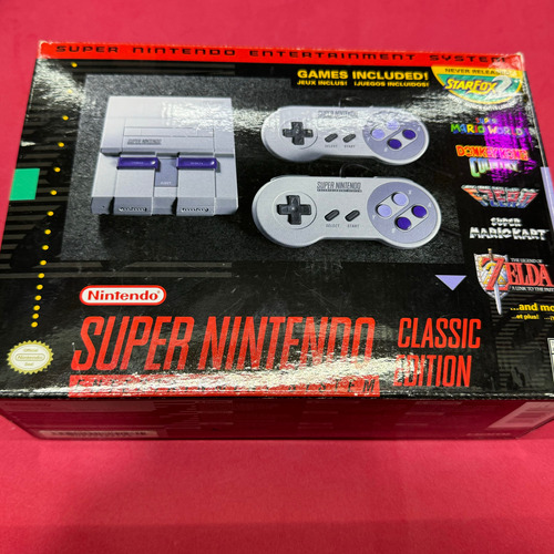 Consola Super Nintendo Snes Classic Mini En Caja